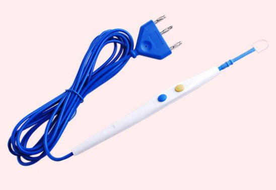 White color Hand control electrosurgical Pencil with170mm Blade Sunzamed specail hand control pencil S2301W
