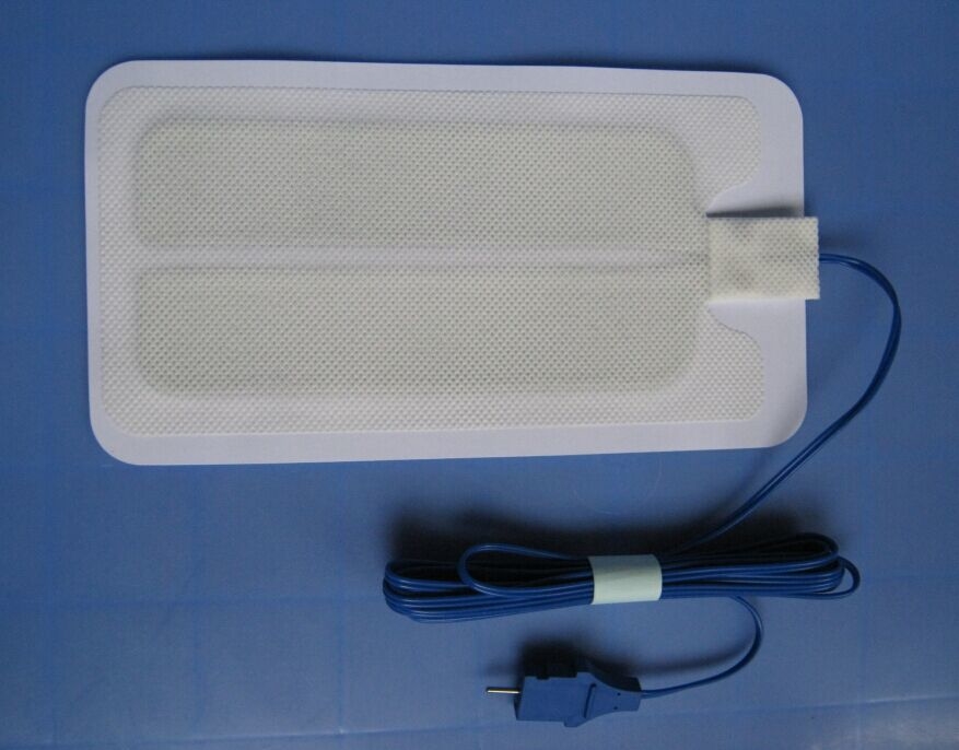 non-woven backing ESU plate,Hifi/Rem Plug cable with patient plate,ground pad for ERBE